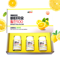 엠바이오 비타지오 활찬100 먹는 구연산70gX3통 천연종합 비타민 영양제