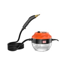 BONJOUR 고출력 주방용 고압 스팀청소기 2800W, 블랙+오렌지
