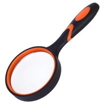 Magnifying Glass Handheld Magnifier 50/65/75/100mm Lens diameter for Antique Jade Jewelry Newspaper, 01 Black_04 100mm