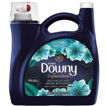 Downy 다우니 인퓨전스 고농축 섬유유연제 보내티컬미스트 대용량 3.4L Ultra Infusions Botanical Mist Liquid Fabric Softener, 1개