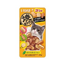 이나바 야끼믹스 스낵, 가다랑어포+조개+오징어맛, 5개