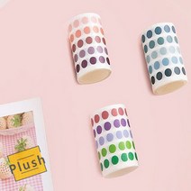 PH 컬러 원형 스티커 라운드, 청색