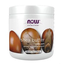 NOW 시어 버터 바디 크림 극건성용 수분 보호 솔루션 198.4g, Shea Butter_7 Fl Oz (Pack of 1