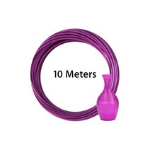 몽이몰 호환 LeoPlas 유연한 TPU 필라멘트 샘플 3D 프린터 소모품 인쇄 95A 쇼어 경도 175mm 10 및 20 m, [29] Grape Purple 10m 30g