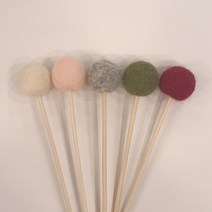 밍블랑 셀프인테리어 디퓨저재료 모음 DIY 디퓨저 공병 섬유스틱 리필오일 디퓨저스틱, 1개, 양모볼우드스틱(아이보리)1개