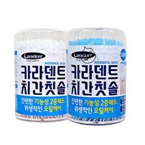 카라덴트 치간칫솔 웰터스 간편치간칫솔 300pcs [2개], 2개