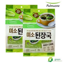 풀무원 미소된장국, 40g, 2개입