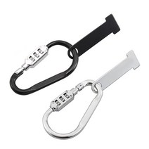 바이크 헬멧 도난방지 버클 비밀번호 자물쇠 슈퍼커브, [블랙] 버클 + 번호키 세트