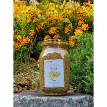지리산 국산 먹는 꽃가루 건조 벌화분 비폴렌 BEEPOLLEN 1kg 1병, 지리산 천연 꿀벌화분 1kg, 1개