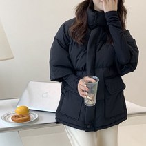 여성 겨울 반팔패딩조끼 방한 골프 아우터 반팔 패딩 조끼