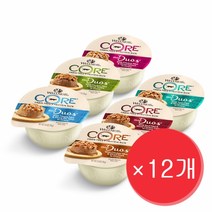 웰니스 코어 디바인듀오 고양이주식캔 79g 고양이 습식사료, 12개, 닭고기와 오리 79g