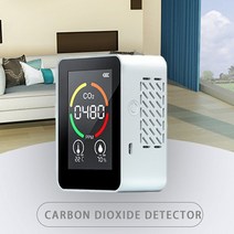 미세먼지측정기 공기질측정기 초미세먼지측정기 1pcs co2 meter 디지털 온도 습도 센서 테스터 공기 품질 모니터 이산화탄소 tvoc hcho 감지기, 협력사, 하얀색