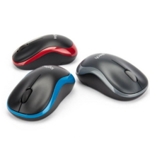 로지텍 정품 무선 광마우스 고급 옵티컬 센서 노트북 PC 그립감이 좋은 휴대용 마우스 윈도우 Mac, 블루