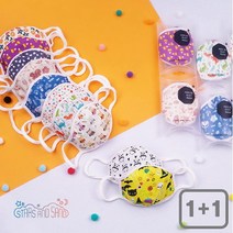 별과모래 [별과모래] 봄가을용 마스크 1+1 /유아용/고급선물포장, 스윗스타(유아용)/헬로팬더(유아용)