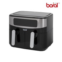 보랄 듀얼 에어프라이어 9L 반반 에어프라이어기 디지털 에어프라이어 HNZ-D660TAF LED 터치패널