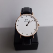 다니엘 웰링턴 34mm 가죽시계