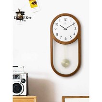 엔틱 추시계 심플 예쁜 집들이선물 홈데코 거실시계, 14인치(35.5cm)정사각형