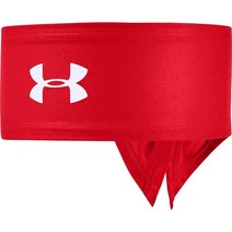 Under Armour 타이 머리밴드 블랙 (001)/화이트123436, One Size