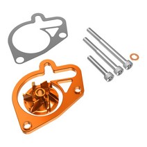 NiceCNC 2024 워터 펌프 커버 가드 및 임펠러 쿨러 키트 Husqvarna TC125 TX300, 03 Orange Impeller