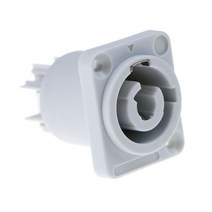20A/250V NAC3FCA 3 핀 암 패널 PowerCon 소켓 오디오 커넥터, 02 Gray