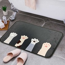 선물용 러그 귀여운 디자인 발러그 홈인테리어 소품, 04_PEACEANDNATURE