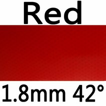 탁구러버 탁구라버 61 초 라이트닝 DS LST 탁구 고무 스펀지 포함 끈적한 핍스, [04] red 1.8mm H42
