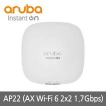 [HPE Aruba] Aruba Instant ON AP22 [WIFI6/R4W02A/무선AP/PoE] [전원장치미포함]