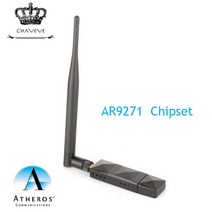 Atheros AR9271 칩셋 Windows/8/10/Kali Linux 용 5DB 안테나가있는 150Mbps 무선 USB WiFi 어댑터 802.11n, 02 5DB Antenna