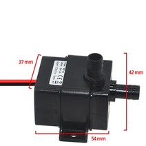 기름 보일러 순환 펌프 모터 온수 가압 구동기 전기 가스 교체 가정용잠수정 워터 펌프 DC 12V 3.6W 240L/H, 01 Black