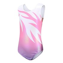 리듬체조 리본 민소매 발레 연습 댄스웨어 바디 슈트 옷, p, 6