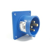 PCE 614-9 16A 230V 대용량 전기 커넥터 직선형 판넬형 수 4PIN 산업용 플러그