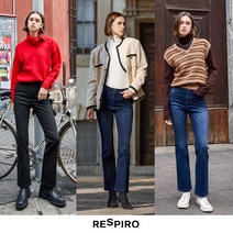 레스피로 여성 듀얼기모 데님 3종
