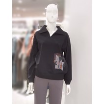 [막스카라] 밑단 밴딩 프린트 셔츠형 블라우스 M23QWB366ME(2208109)