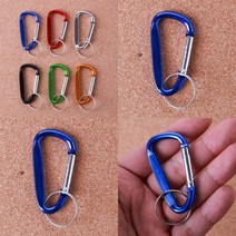 마트498 다용도 카라비너 6호 1P 카리비너 텐버클 철인3종용품 다용도손잡이 와이어클립 퀵링크