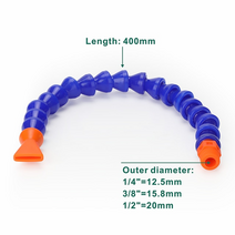 기름호스 테프론 실리콘튜브 플라스틱 원형 노즐 조정 가능한 오일 냉각 호스 포인트 물, 400, 14