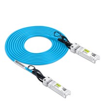 10Gtek SFP+ DAC 듀얼 코어 케이블은 Cisco SFP-H10GB-CU5M과 호환 Ubiquiti UniFi Fortinet 등 26AWG, Blue