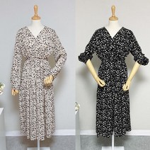 호피원피스 레오파드 롱 원피스 가을원피스 레오파드원피스