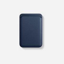 Apple 아이폰 맥세이프 가죽 카드지갑, 블루