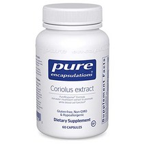 PURE ENCAPSULATIONS 퓨어 인캡슐레이션 코리올리스 추출물 화이트 혈구 기능 촉진 60 캡슐
