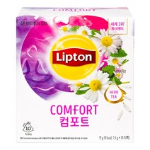립톤 허브티 웰니스 컴포트, 1.5g, 10개입, 1개