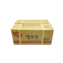 쌀조청 3kg x 6 한박스 조청엿 경일식품 큰손언니 강정 유과 정과 고추장, 뚜껑달린파우치(신형)