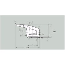 소음측정기 4 Meter P 3M 자동차 도어 고무 씰 방음 씰링 스트립 Weatherstrip Edge Trim Noise Insulation