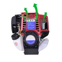 GX35 220V 2.5HP 다기능 소형 4 스트로크 배낭 제초기 잔디 깎는 기계 브러시 커터 리퍼