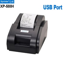 XPRINTER 송장 프린터 택배 라벨기 라벨 출력기 프린터기 xprinter 58mm 테이크아웃 블루투스 pos 쇼핑몰 레스토랑 케이터링 산업용 소형 티켓 영수증 열전사, 58iih USB, 우리 플러그