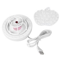 미니 초음파 식기 세척기 휴대용 다기능 과일 야채 접시 세탁기 USB 충전 가정용, 빨간