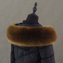 밍크 모피 퍼 목도리 겨울 자석 머플러 에코퍼 여성 인조 실 화이트