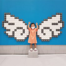 전시인테리어 모자이크데코블럭 DIY 인테리어블럭 디자인블럭, 초록