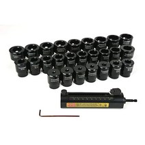 TEMCo TH0410 회전식 대형 와이어 - THHN / XHHW 6 게이지에서 750 MMCM용 케이블 스트리퍼 키트 (모든 드릴과 호환) 230259