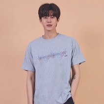 키밍 숫자 그래픽 반팔티 데일리