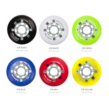 자이로 F2R 인라인휠 72mm 76mm 80mm 낱개판매, 화이트